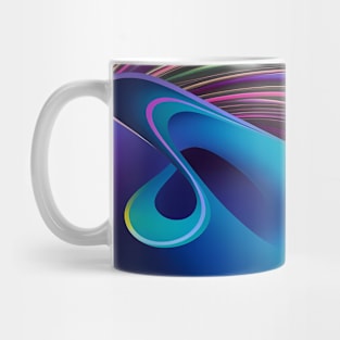 Abstract, Marble, Watercolor, Colorful, Vibrant Colors, Textured Painting, Texture, Gradient, Wave, Fume, Wall Art, Modern Art Mug